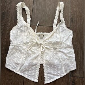 American Eagle tie front top!